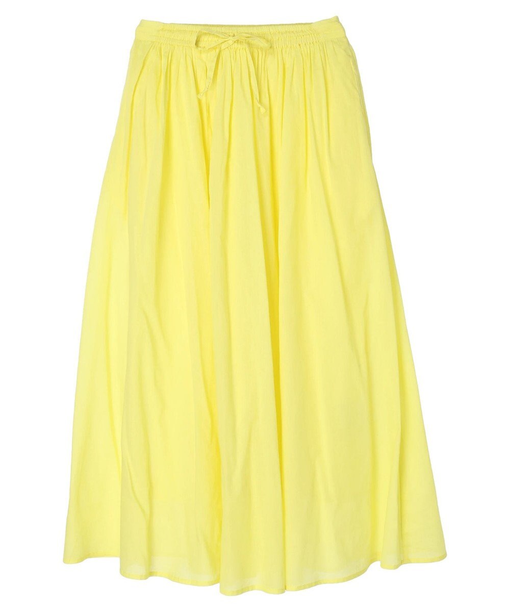 earth music&ecology コットンボイルボリュームスカート 