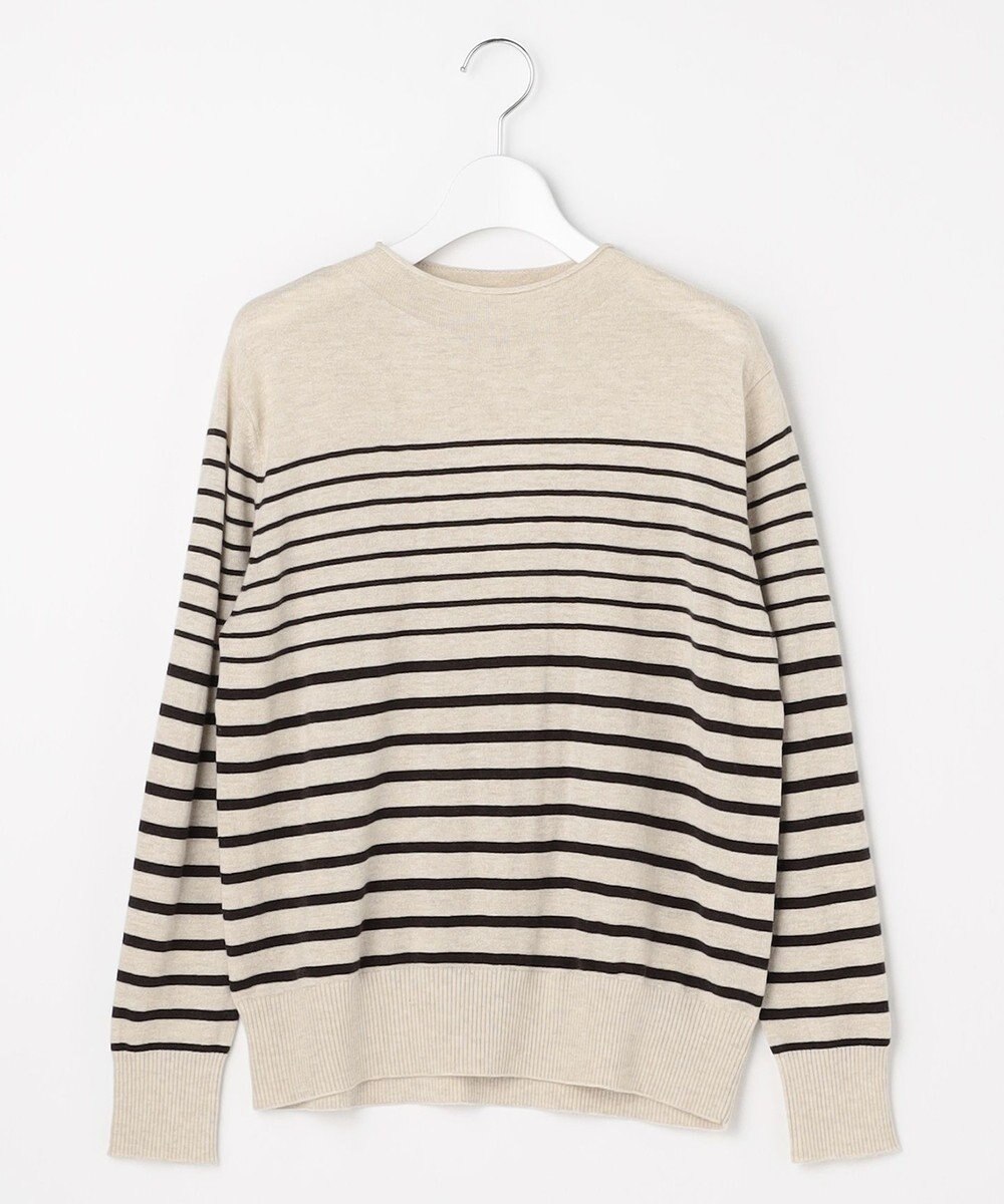 J.PRESS LADIES L SOFT TOUCH WOOL ボーダー ニット 