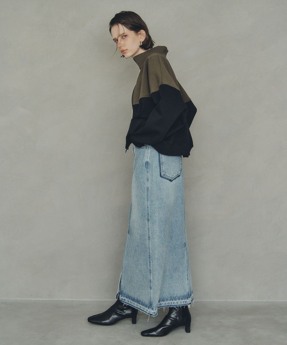 YECCA VECCA ロングデニムスカート 