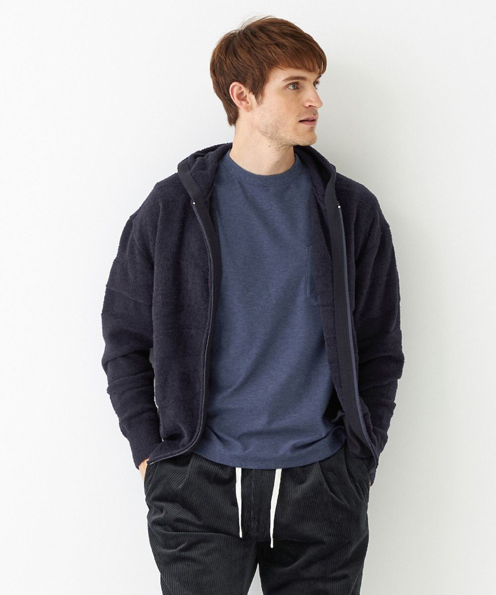 JOSEPH ABBOUD MOUNTAIN 【SPACE／UNISEX】ベアフリースカモフラージュ パーカー 