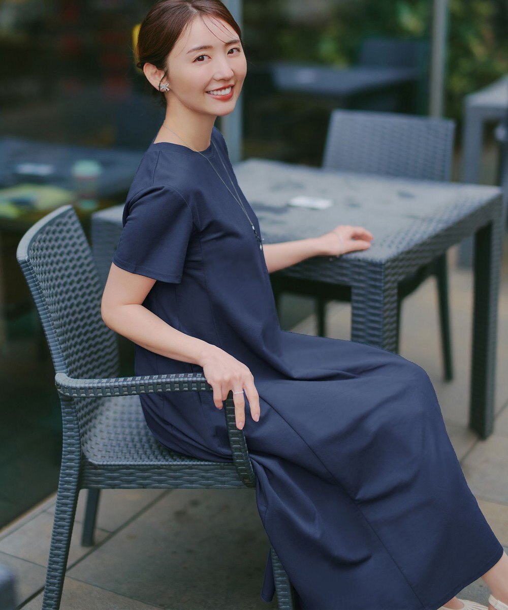 Tiaclasse L 【おのののかさん着用】冷凛(ひやりん)カノコAラインフレアワンピース 