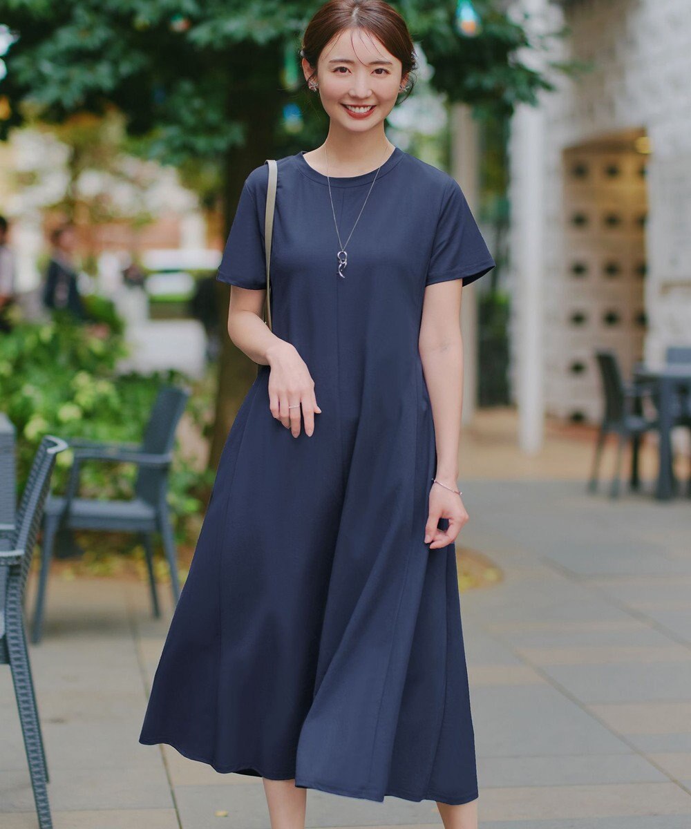 Tiaclasse L 【おのののかさん着用】冷凛(ひやりん)カノコAラインフレアワンピース 