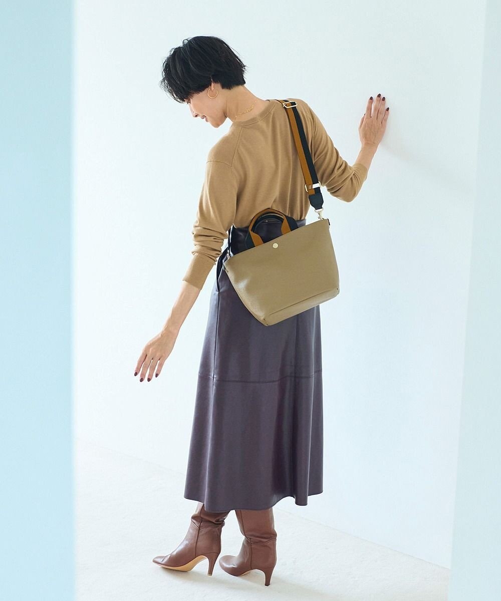 TOPKAPI 【Breath TOPKAPI】SCOTCH GRAIN スコッチグレイン プレーン 2トーンテープ ハンドル トートバッグ S 