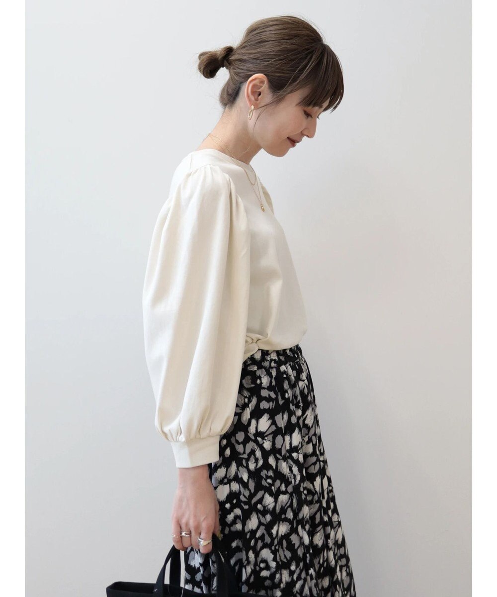 AMERICAN HOLIC ドルマンギャザー７分袖カットプルオーバー 