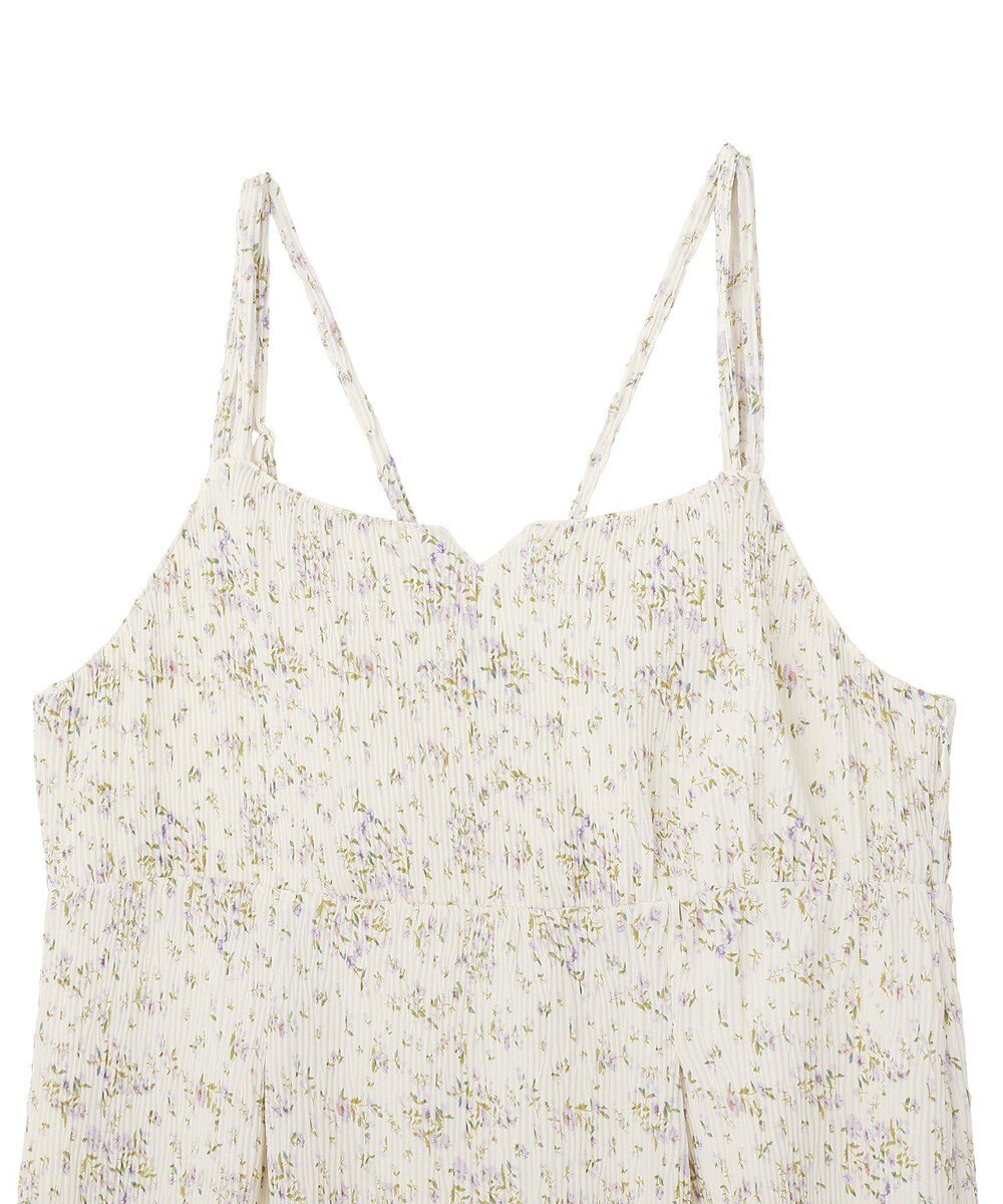 earth music&ecology フラワーバッククロスキャミワンピース 