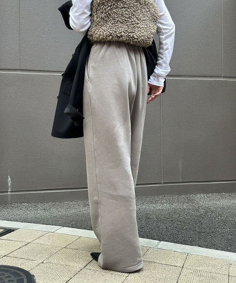 Green Parks タック入り裏起毛スウェットパンツ 