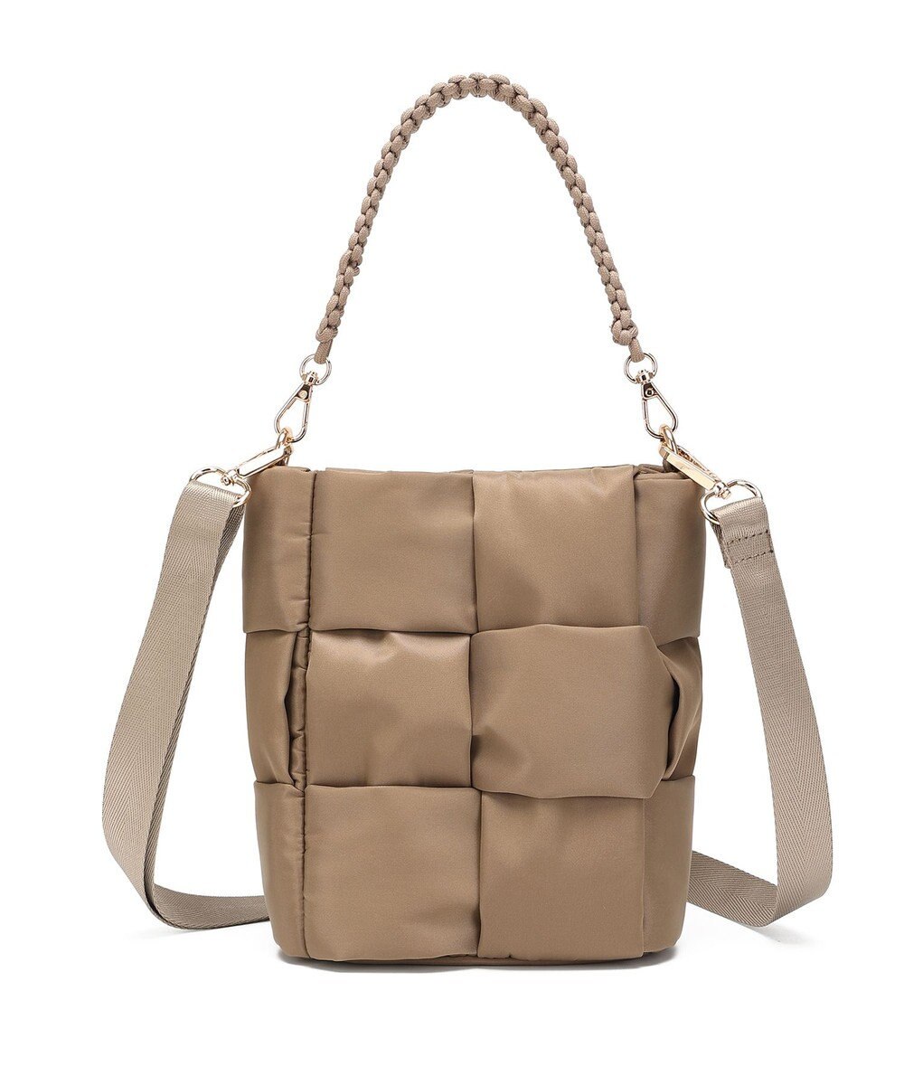 style code 【軽量・ペットボトル収納可能】パデット　縦型ショルダー　２WAY 　高密度ナイロン 