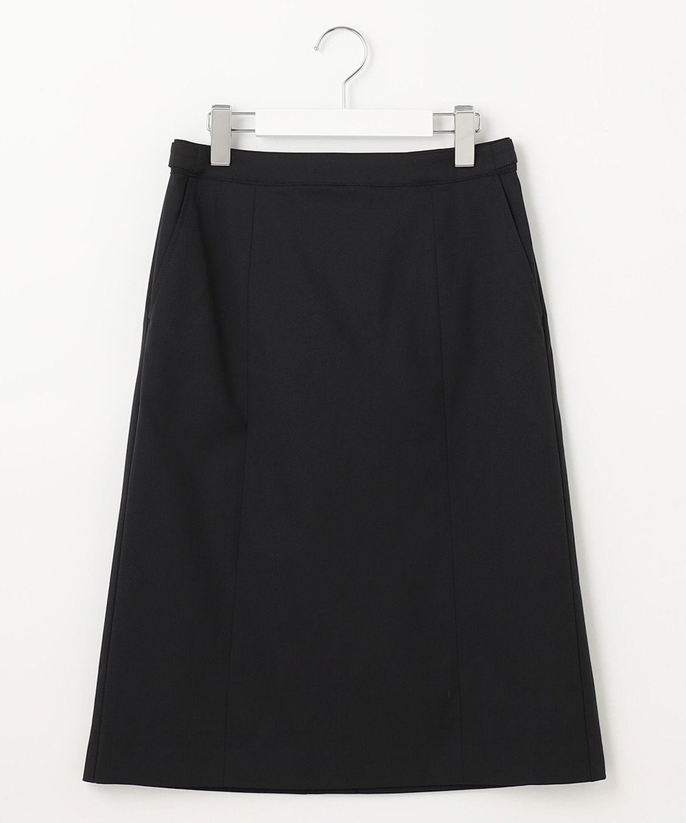 J.PRESS LADIES 【セットアップ対応・洗える・撥水・防汚】コットンFITTYシャーク スカート 