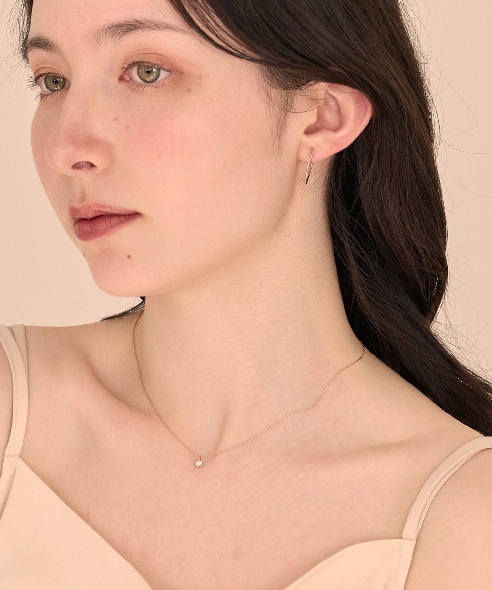 Phoebe 〈金属アレルギー対応〉スターリービジューネックレス 一粒石/定番 