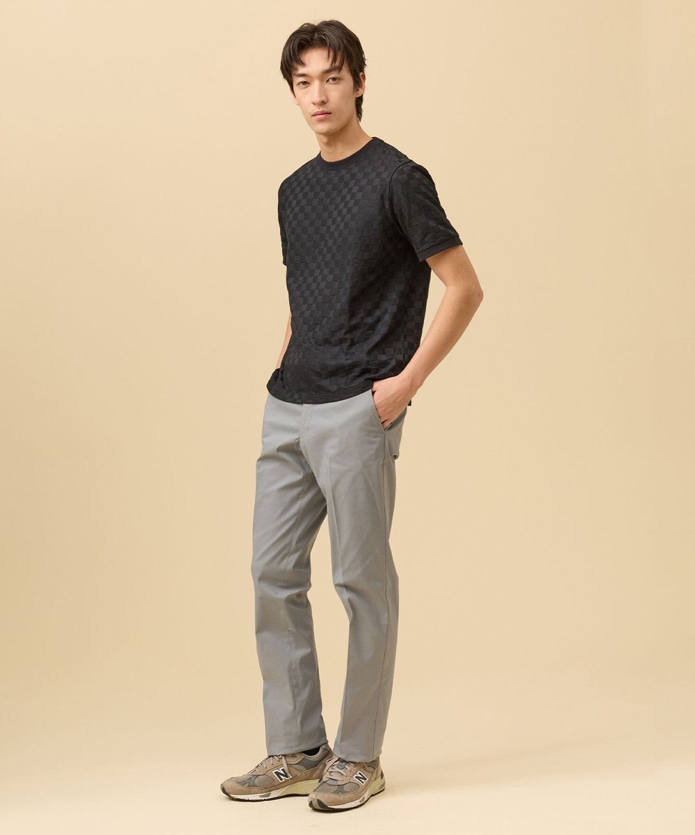 J.PRESS MEN ジャケットインの最適解【接触冷感 / 吸水速乾】【J.PRESS PREMIUM JERSEY】アーガイルリンクス Tシャツ 