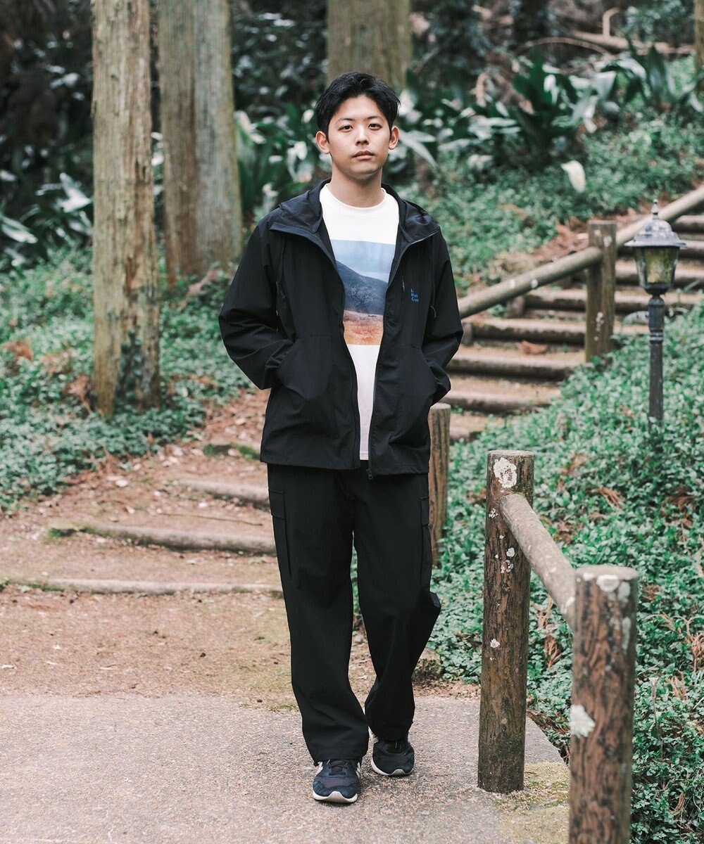 SHARE PARK MENS 【撥水・UVカット・ストレッチ・軽量 】パッカブルマウンテンパーカー（Lサイズ） 