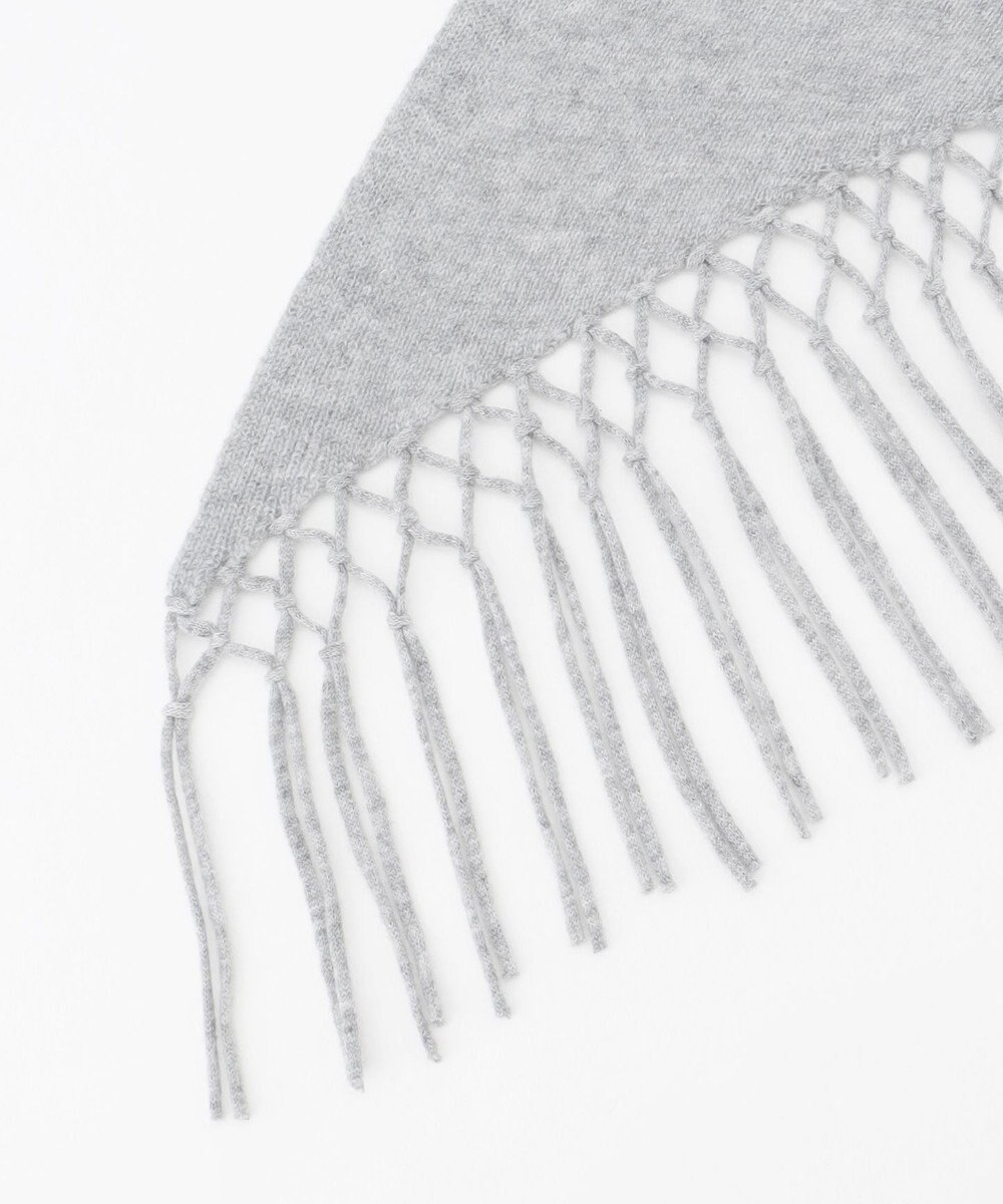 自由区 【SHIHOさん着用】ファインウールカシミヤフリンジ ストール 