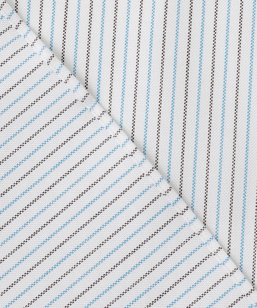 J.PRESS MEN 【WEB・一部店舗限定】ターコイズストライプシャツ/B.D. 