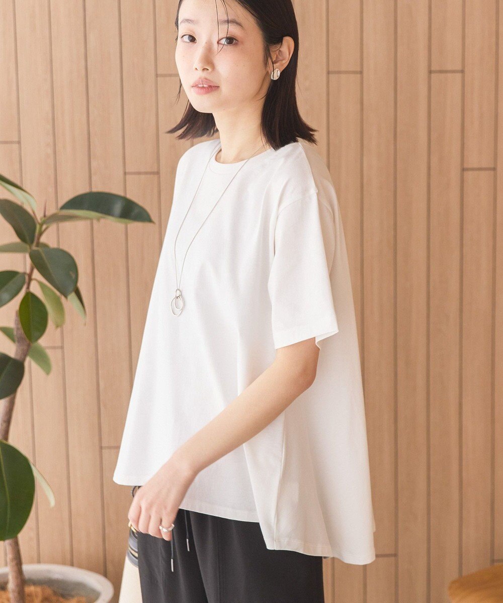 AMERICAN HOLIC 接触冷感バックフレア半袖プルオーバー 