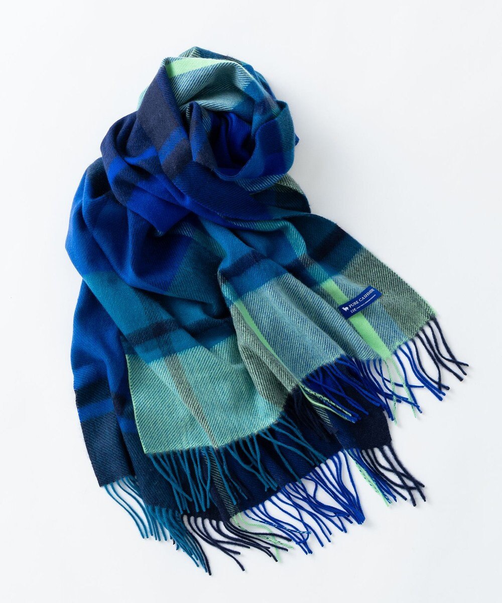 23区 【VERY掲載】カシミヤ チェック ストール 