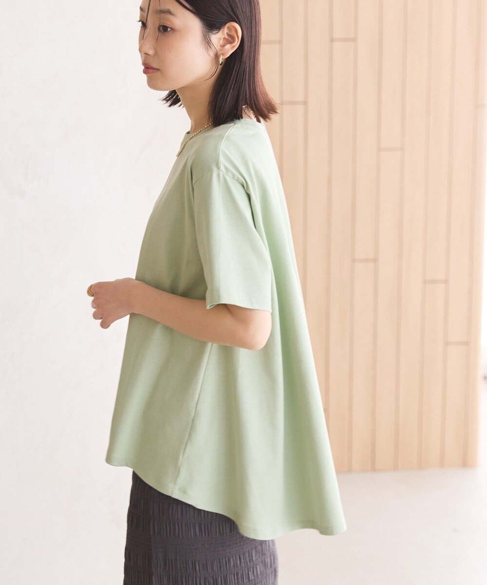 AMERICAN HOLIC 接触冷感バックフレア半袖プルオーバー 