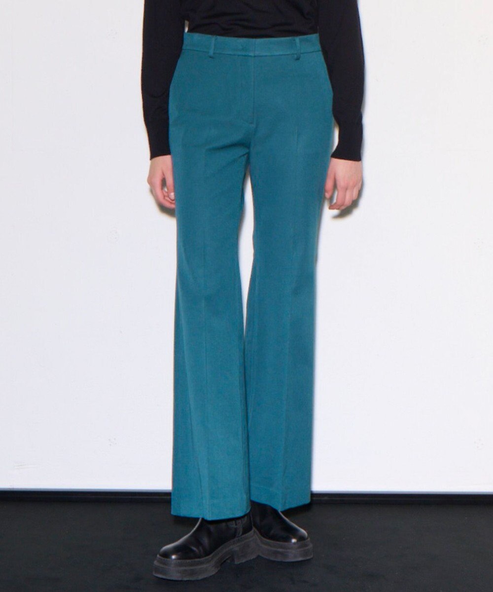 JOSEPH ギャバジンストレッチ　フィットフレアートラウザーズ 