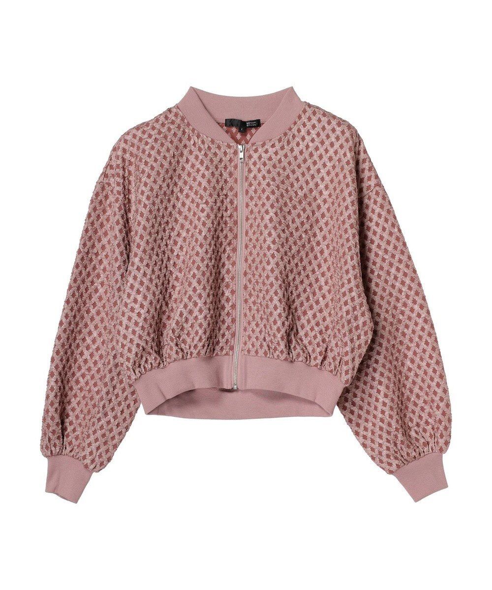 Green Parks ・ＳＵＧＡＲ　ＳＰＯＯＮ　エンボスチェックブルゾン 