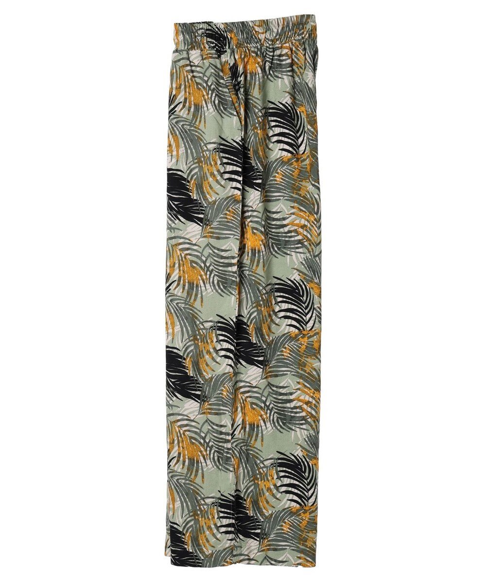 CRAFT STANDARD BOUTIQUE レーヨン柄プリントワイドパンツ 