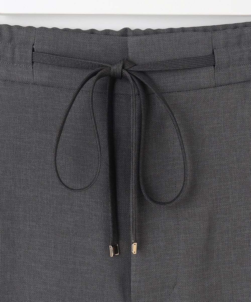 自由区 【洗える】ツイステッドダブルクロスワイドストレート パンツ 