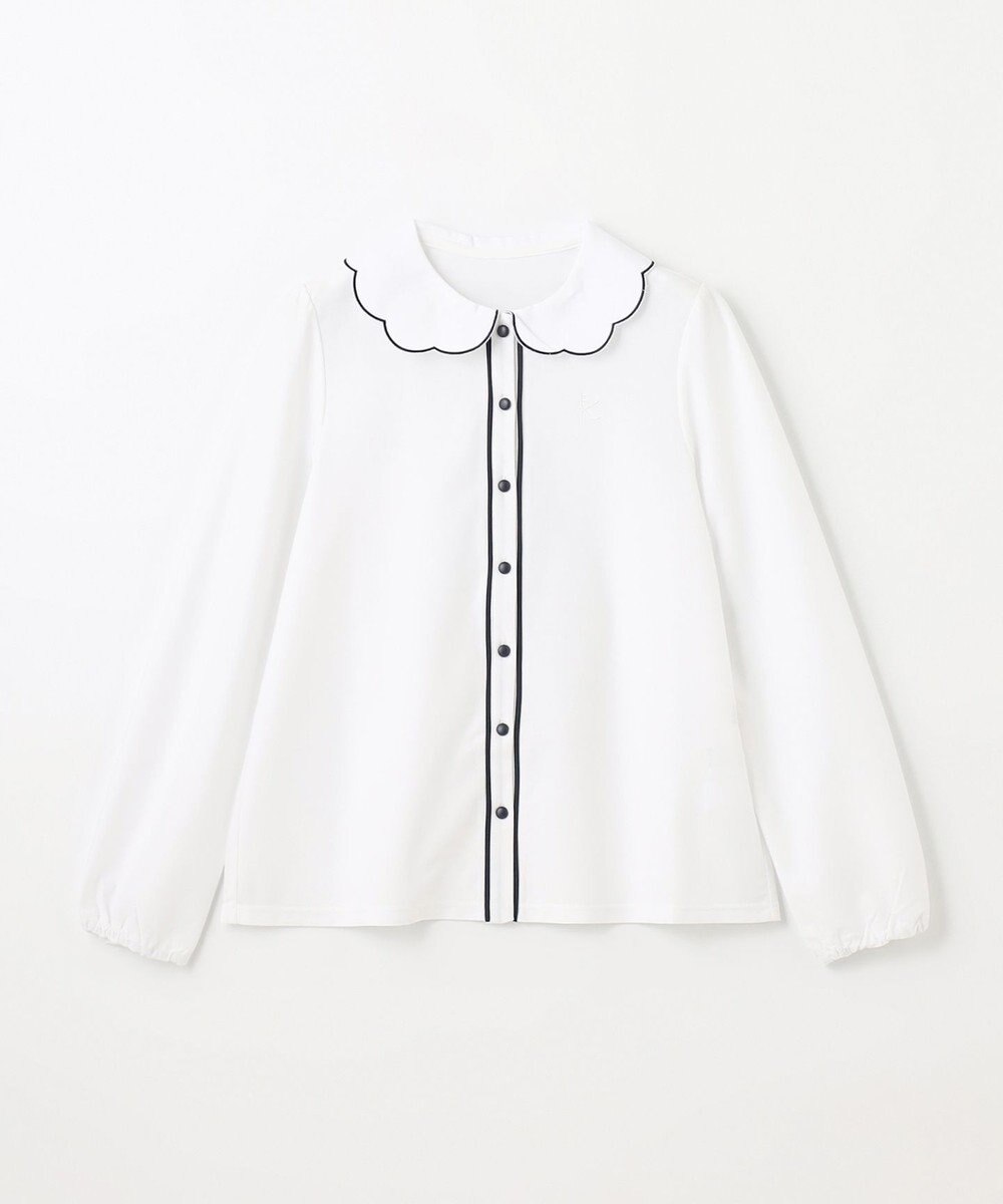 組曲 KIDS 【150-160cm】ツイル天竺 ブラウス 