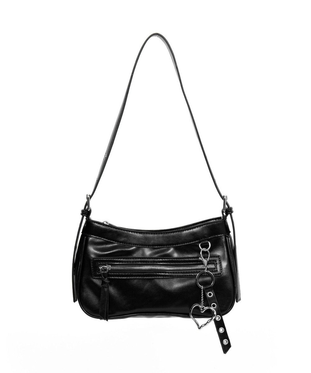 WEGO チャーム付きハトメベルトバッグ 