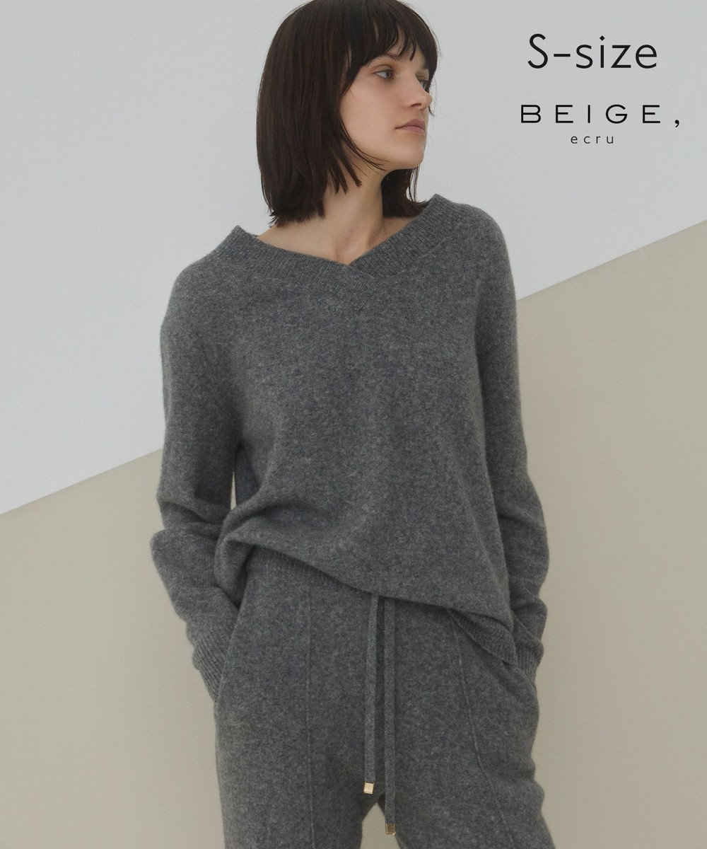 BEIGE， 【S-size】BRENON / ニット Stone
