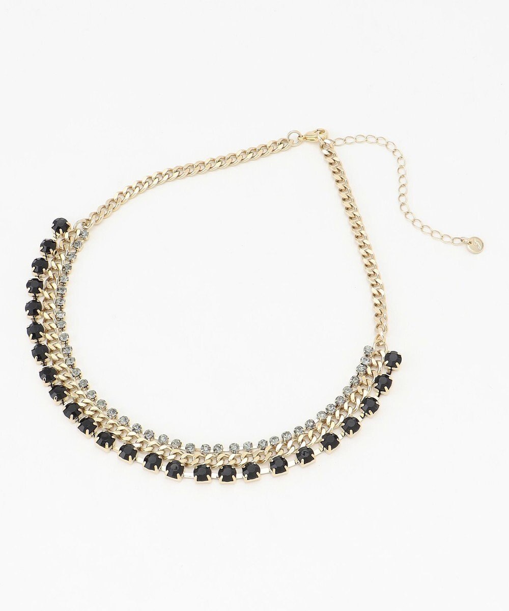 自由区 【SHIHOさん着用】ビジューレーン ネックレス 