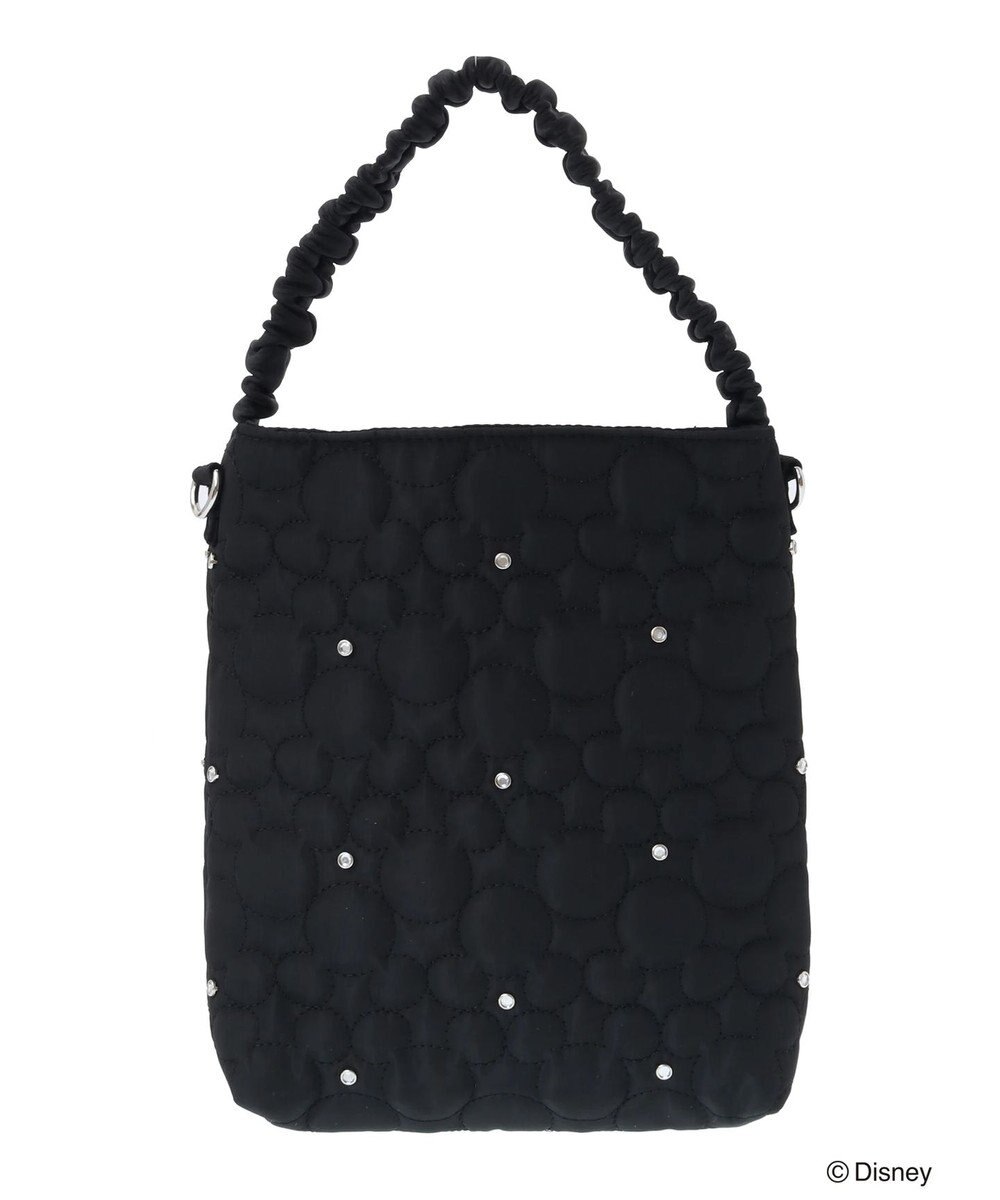 Green Parks ミッキーフレンド／キルティングビジューバッグ 