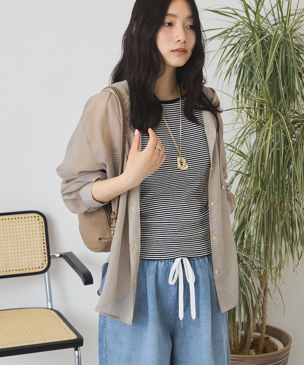 AMERICAN HOLIC シアーフーディーシャツ 