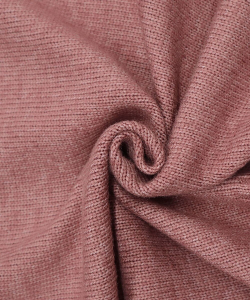 Tiaclasse L 【洗える】モックネックポインテルニットトップス 