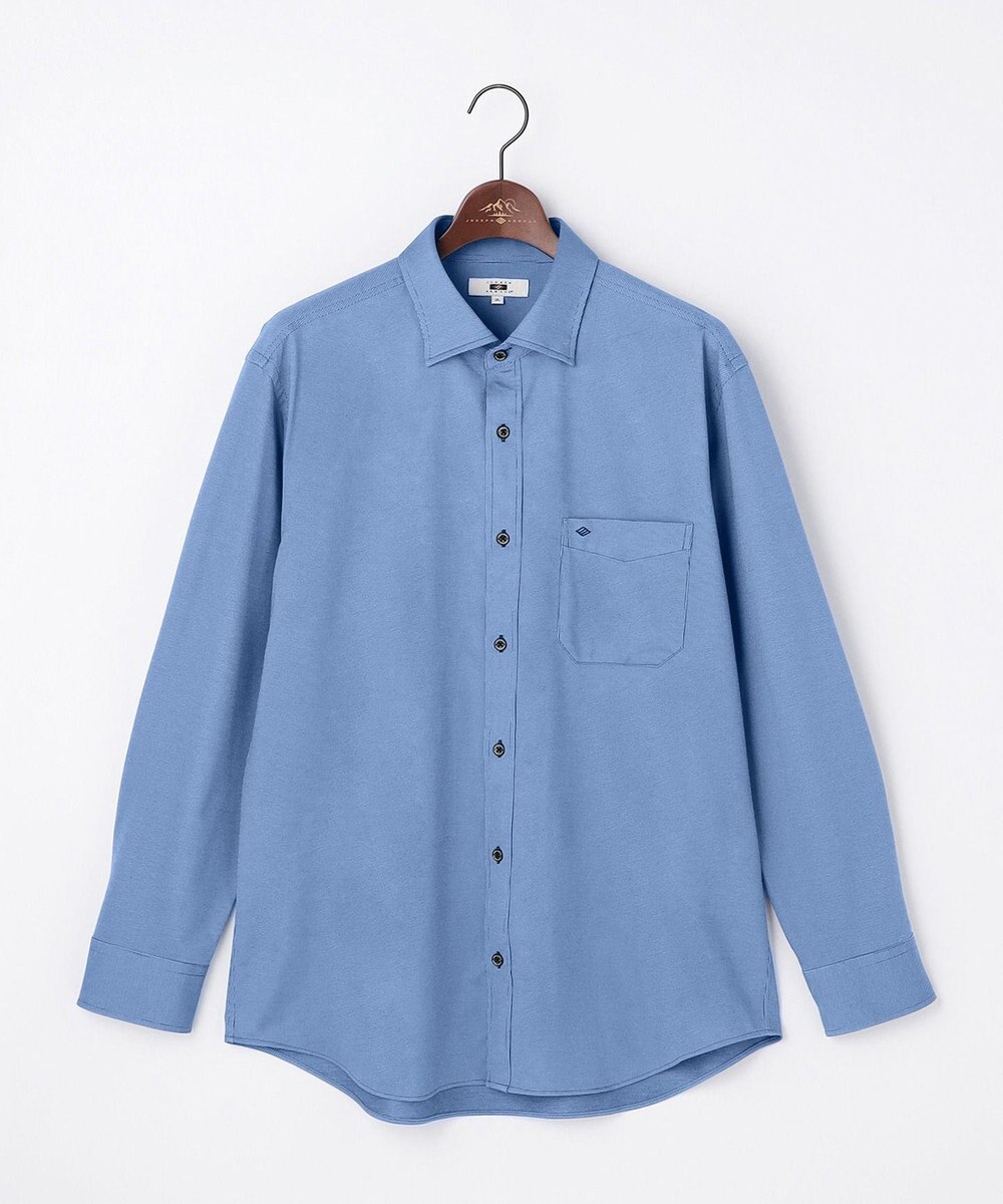 JOSEPH ABBOUD 【キングサイズ・イージーケアなジャージー素材・ストレッチ】コンパクトジャージーシャツ 