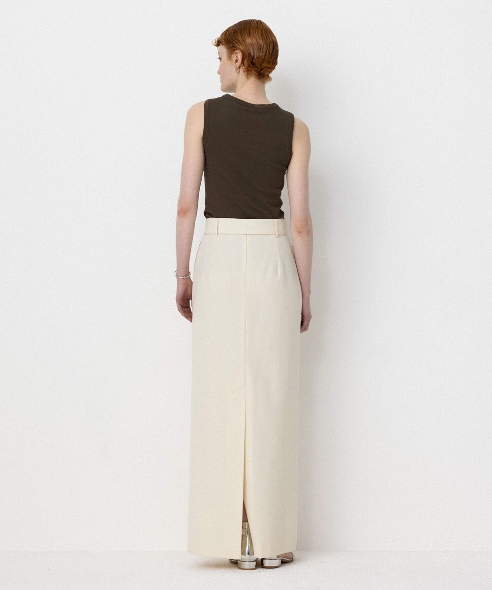 NAVE 【Nave・セットアップ可】ウールポリエステルツイルスカート 
