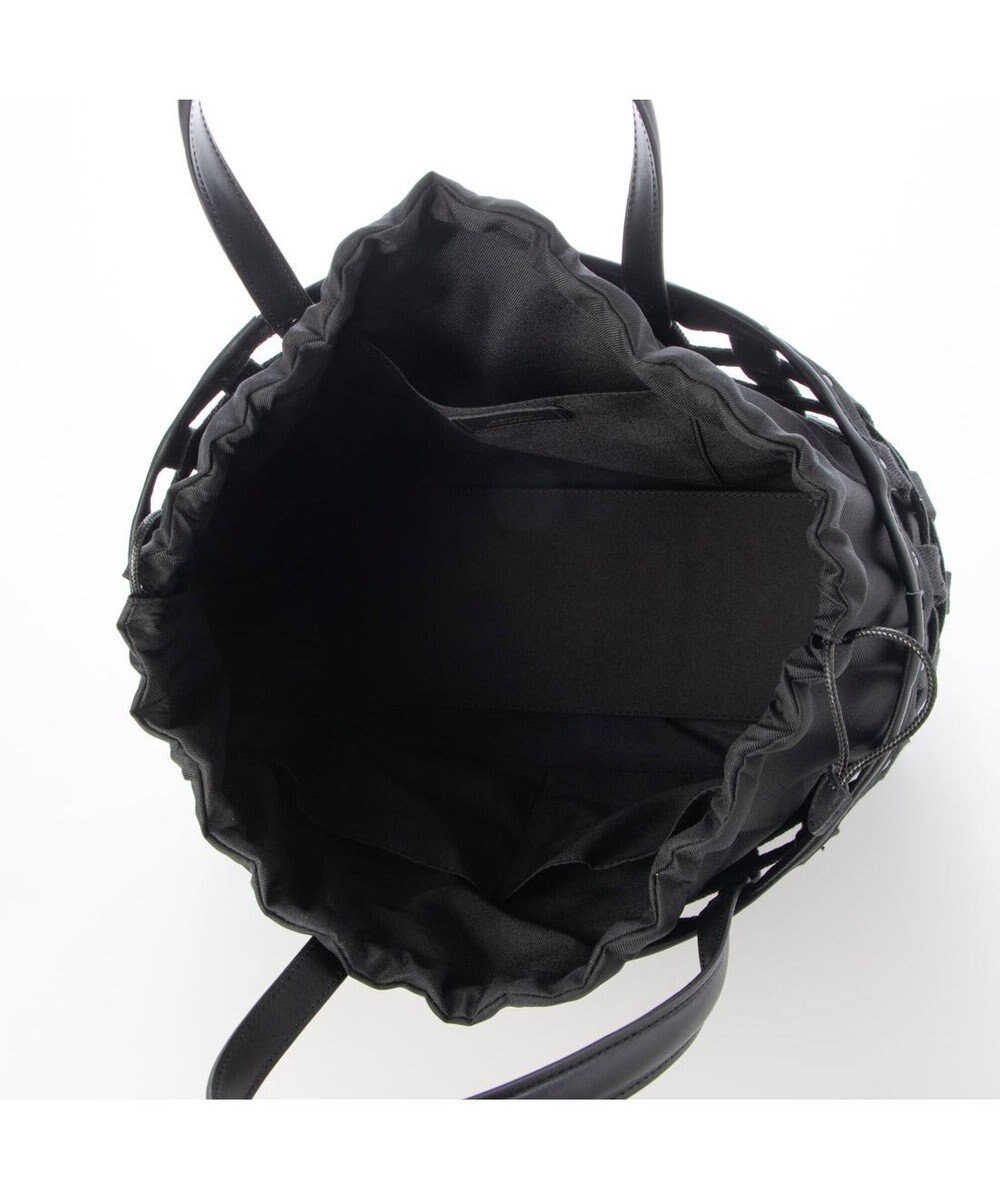 UNBILLION ペルケ perche / テープ透かし格子トートバッグL 