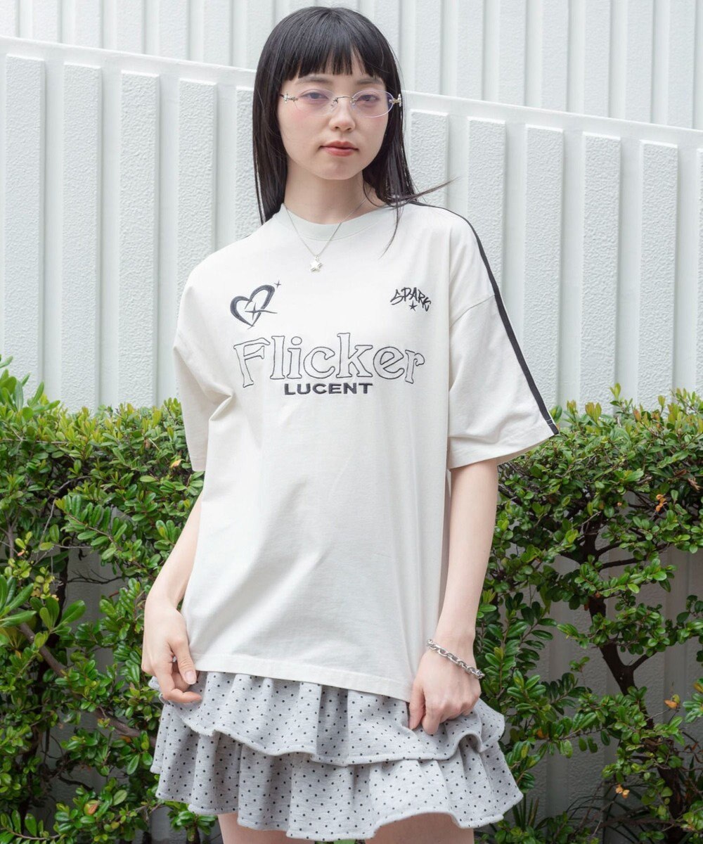 WEGO 【ユニセックス着用ITEM】スリーブラインロゴBIG　T（SS） 