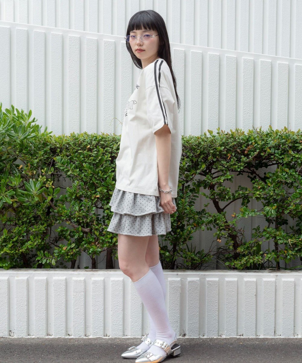 WEGO 【ユニセックス着用ITEM】スリーブラインロゴBIG　T（SS） 