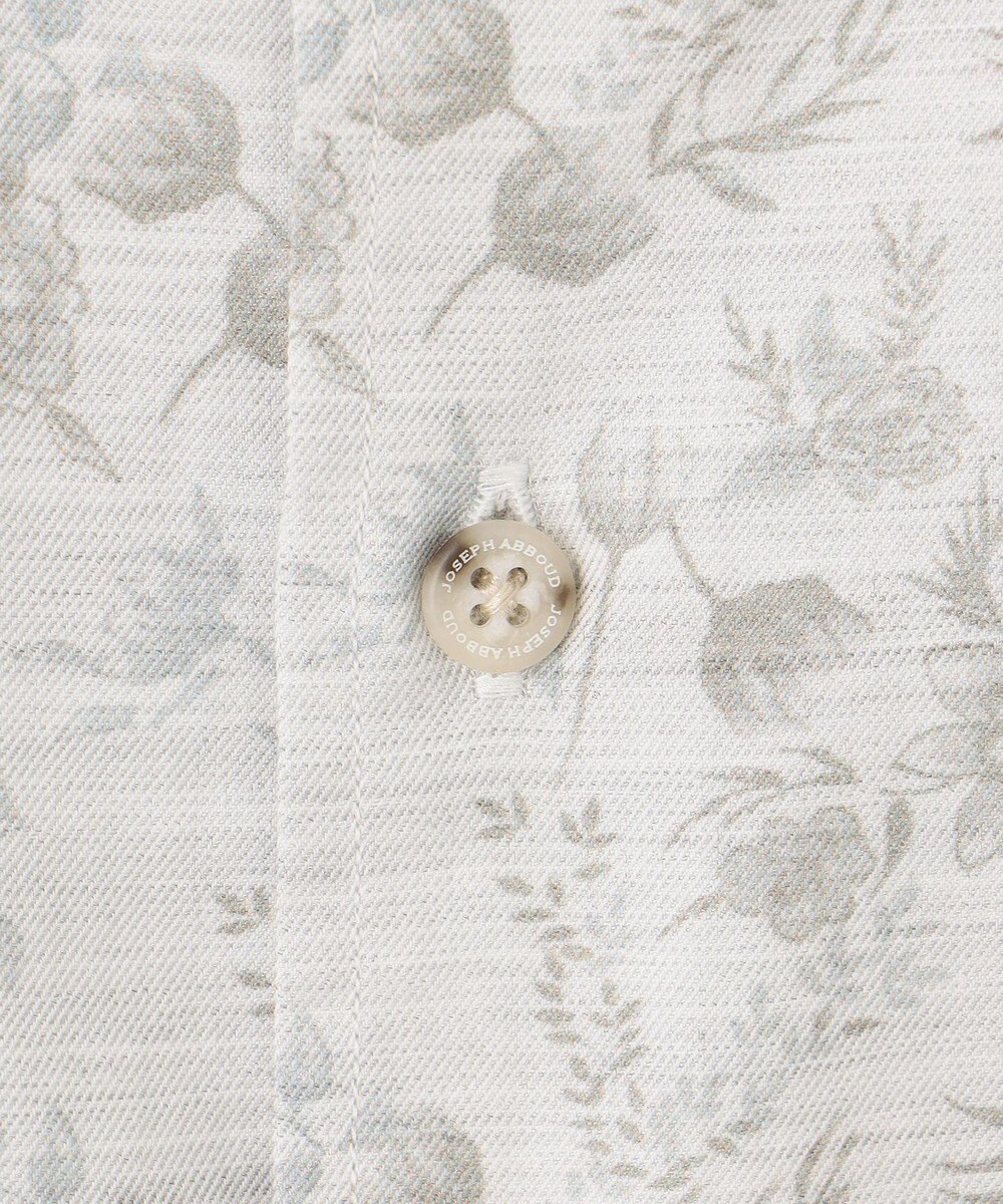 JOSEPH ABBOUD 【キングサイズ・自然な光沢感】コットンビエラフラワープリント シャツ 