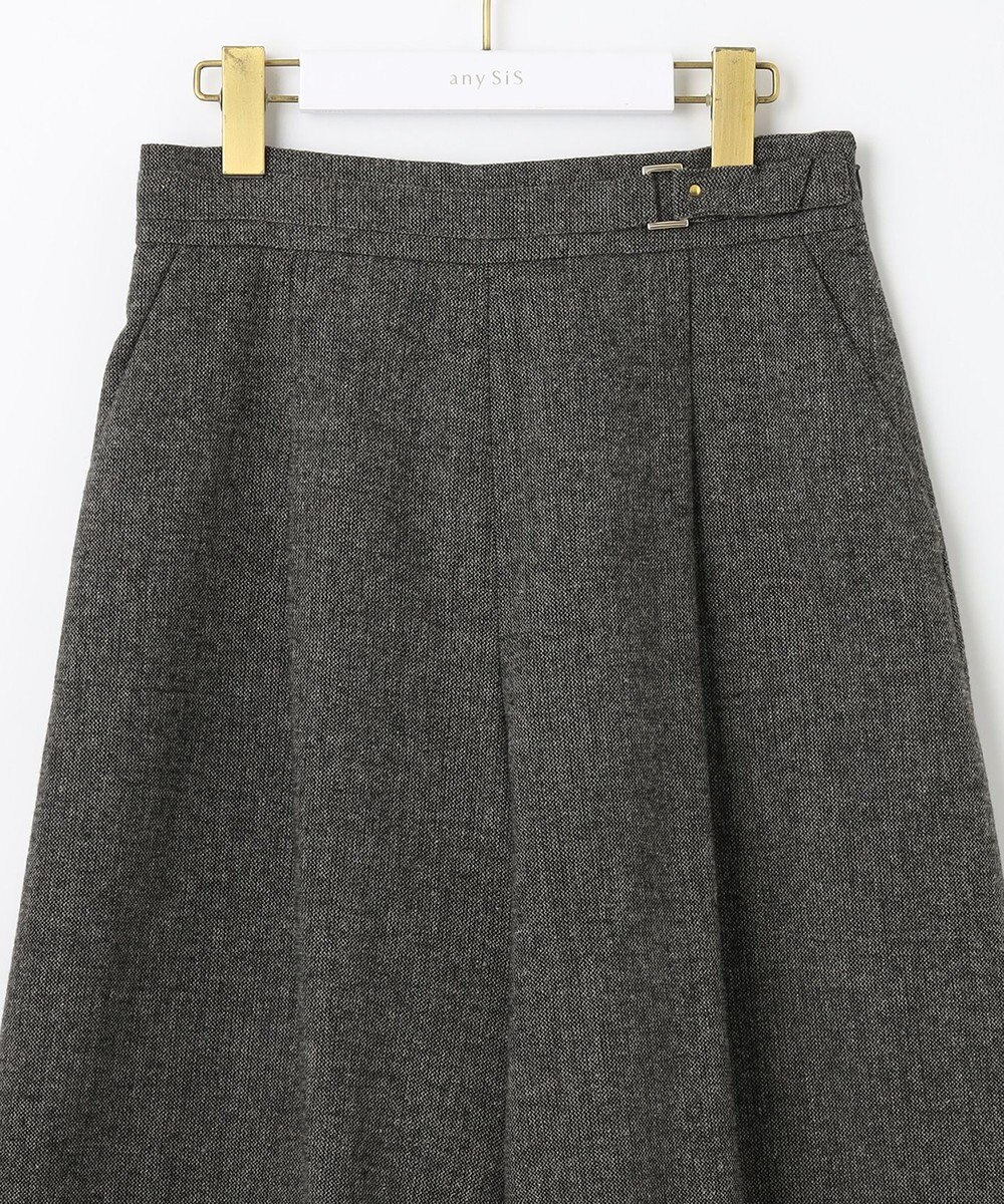 ANY SIS ホームスパンワイドクロップド パンツ 