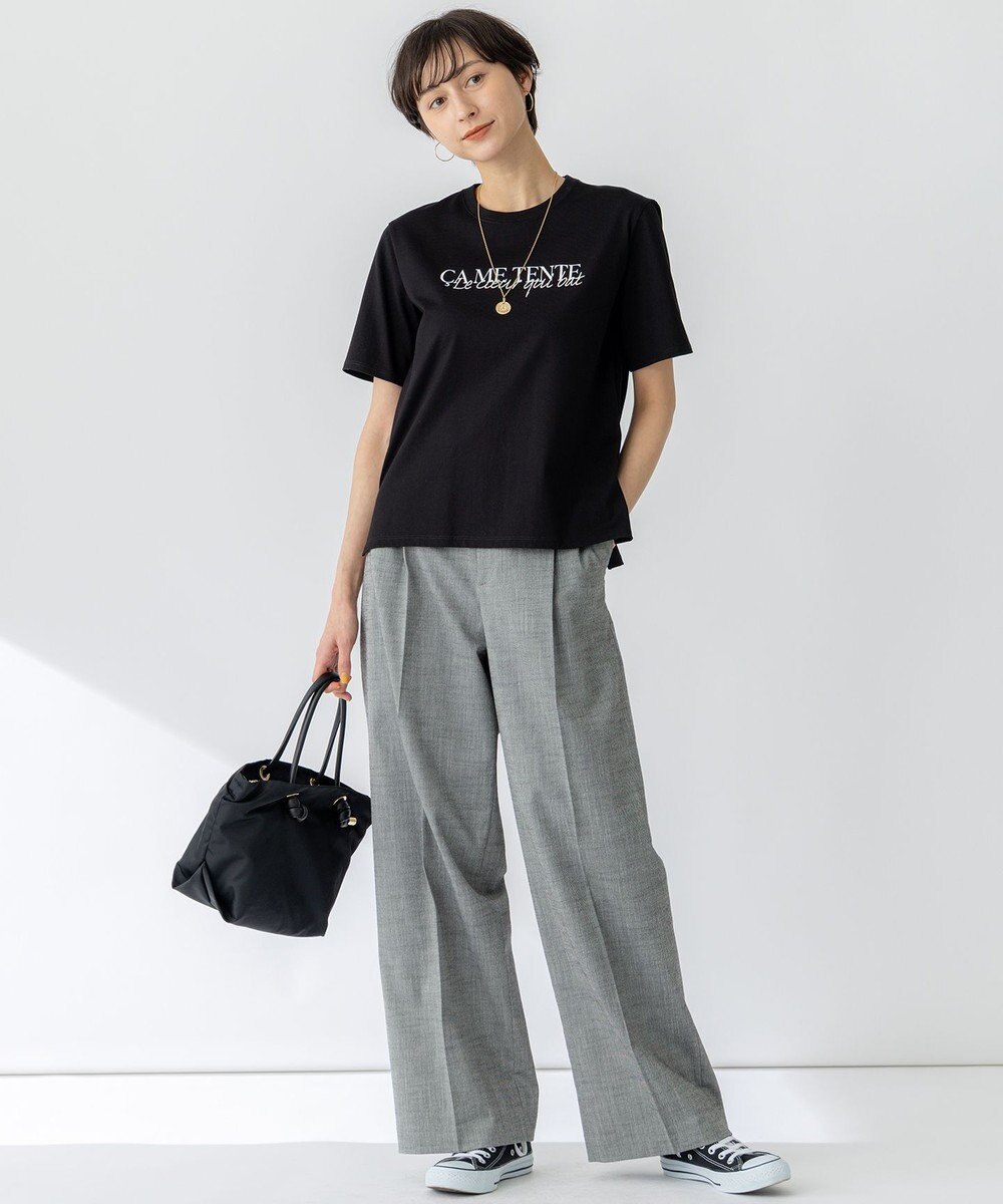 23区 S 【洗える】CA ME TENTE ロゴ TEE 