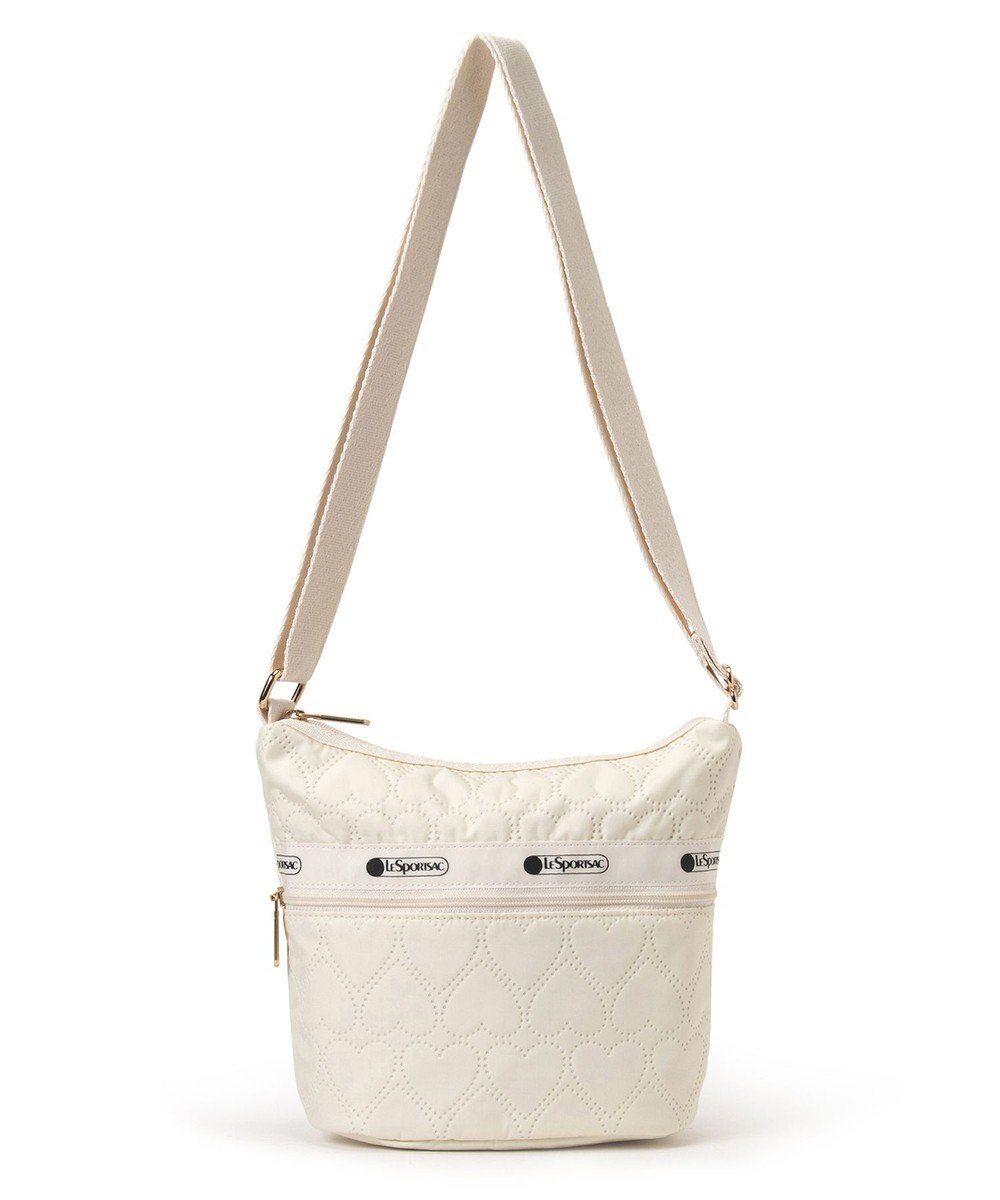LeSportsac MINI BUCKET SHOULDER BAG/エクリュハートデボス 