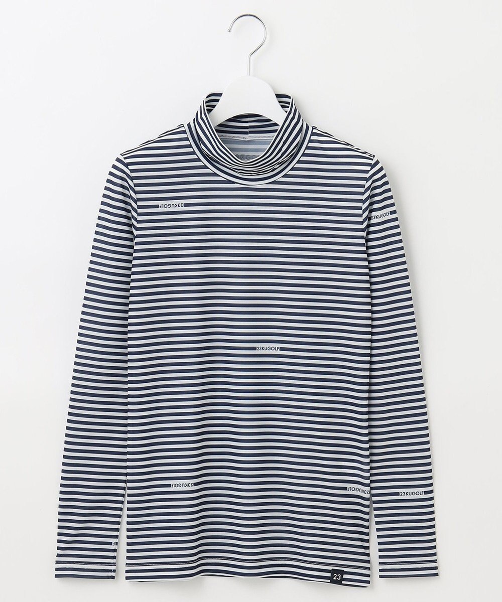 23区GOLF 【WOMEN】５０ｄカノコボーダー インナーシャツ 