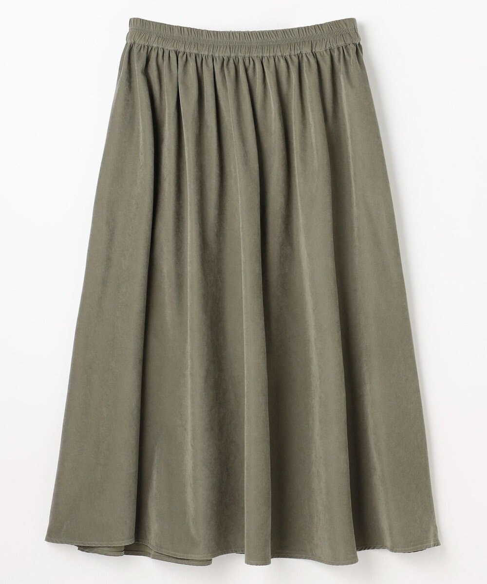 ANY L 【2SET】バイカラーニット×スエードスカートセット 