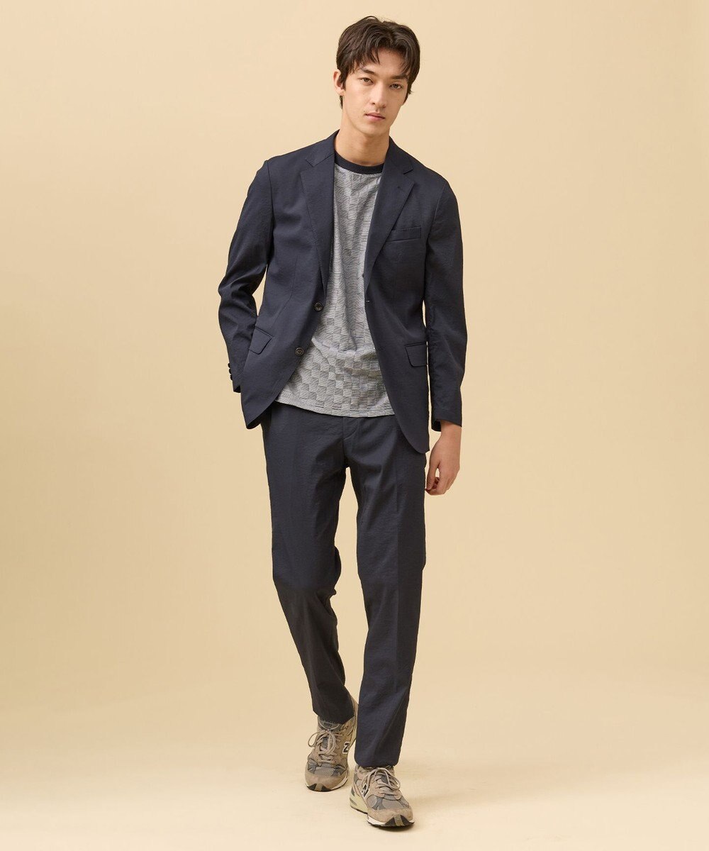 J.PRESS MEN ジャケットインの最適解【接触冷感 / 吸水速乾】【J.PRESS PREMIUM JERSEY】アーガイルリンクス Tシャツ 