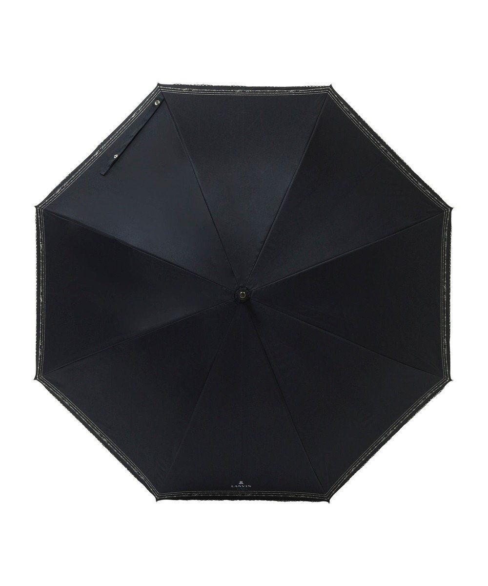 MOONBAT 【一級遮光/晴雨兼用】LANVIN en Bleu (ランバン オン ブルー) 長傘 日傘 ラメ刺繍 ピコレース 