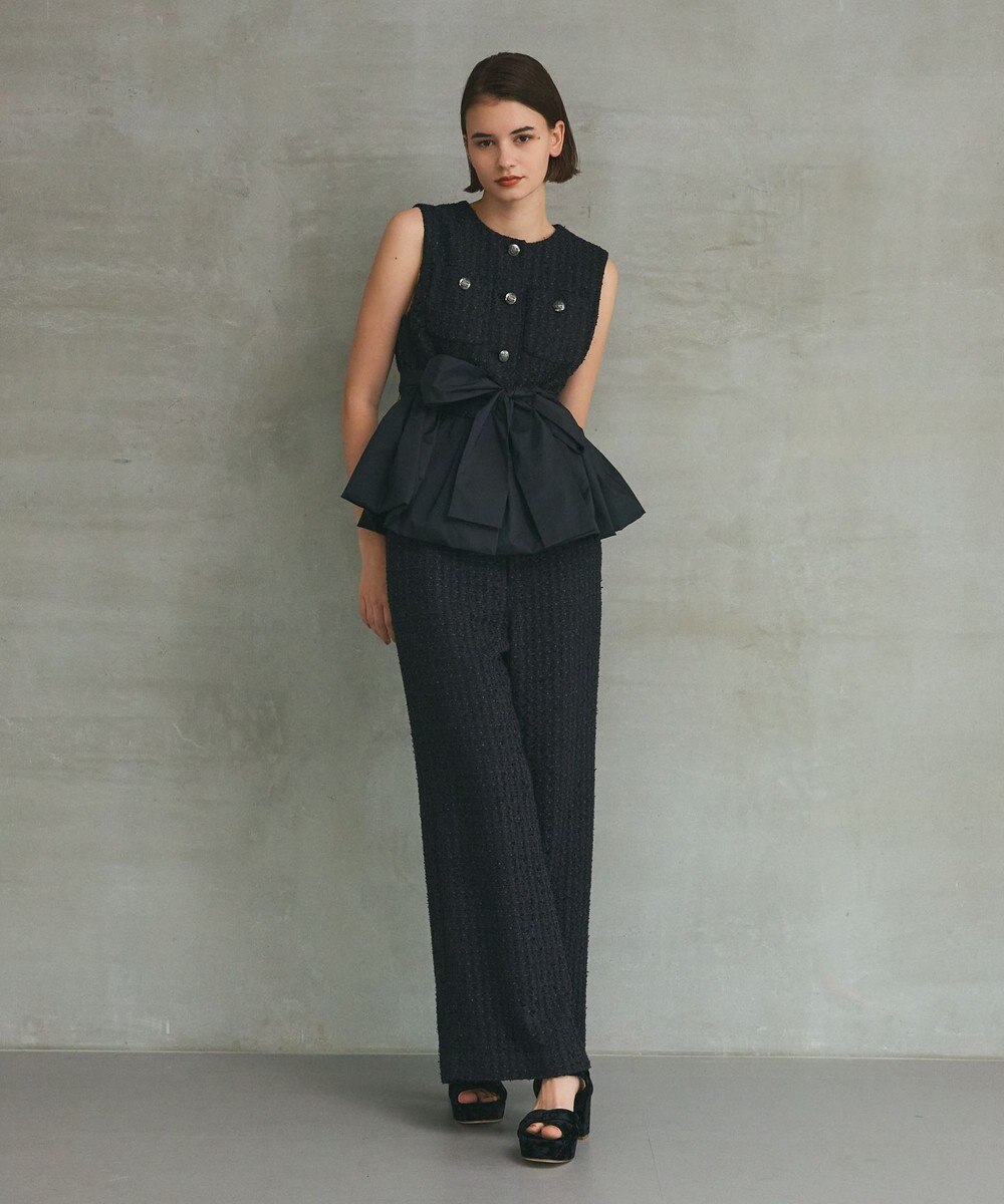 GRACE CONTINENTAL ツイードコンビジレ 