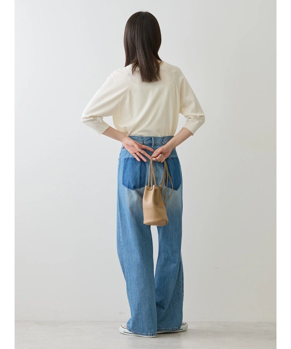 AMERICAN HOLIC ＵＶカットラグラン５分袖ニットプルオーバー 