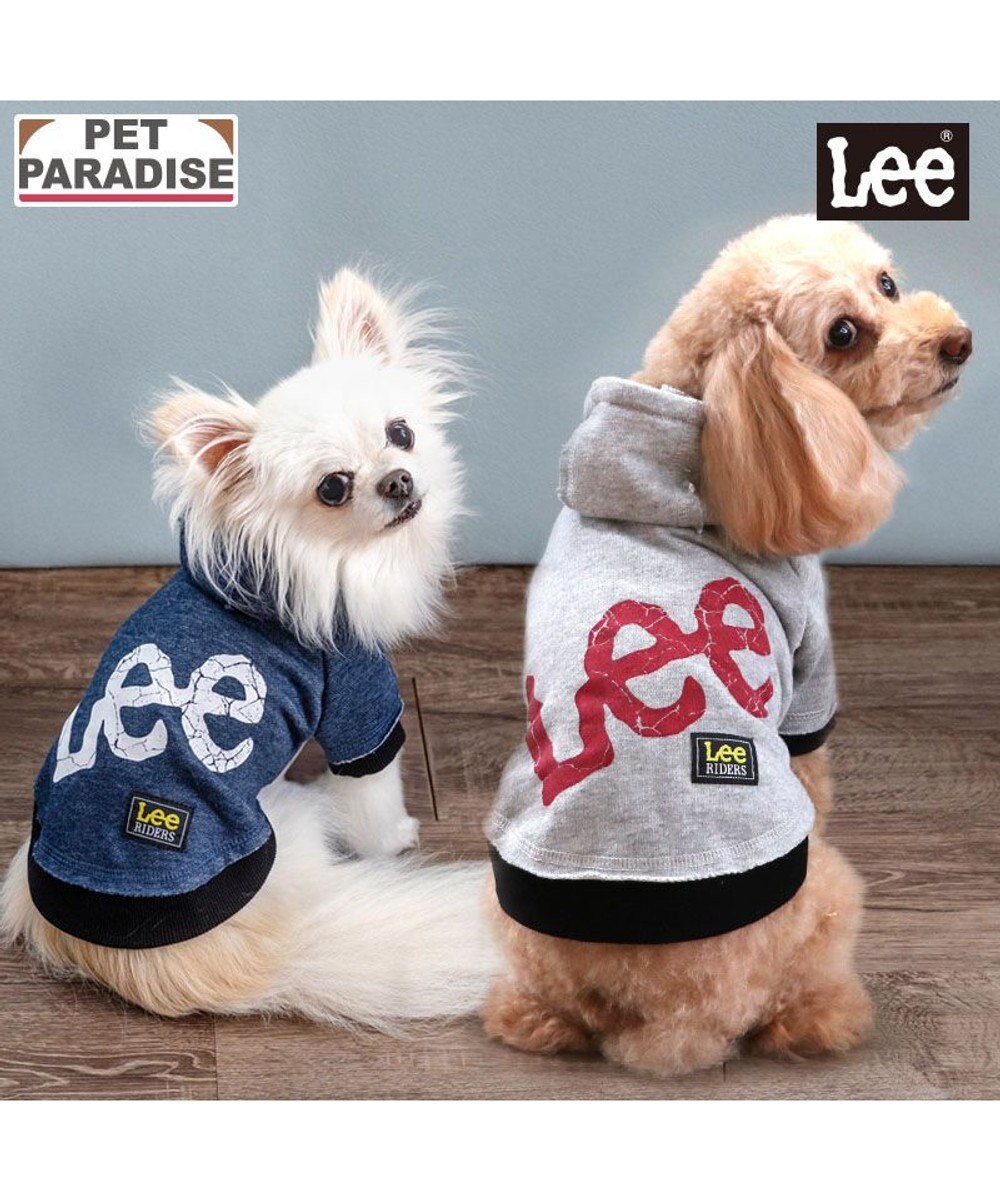 PET PARADISE Lee カットオフ パーカー 《グレー》 小型犬 