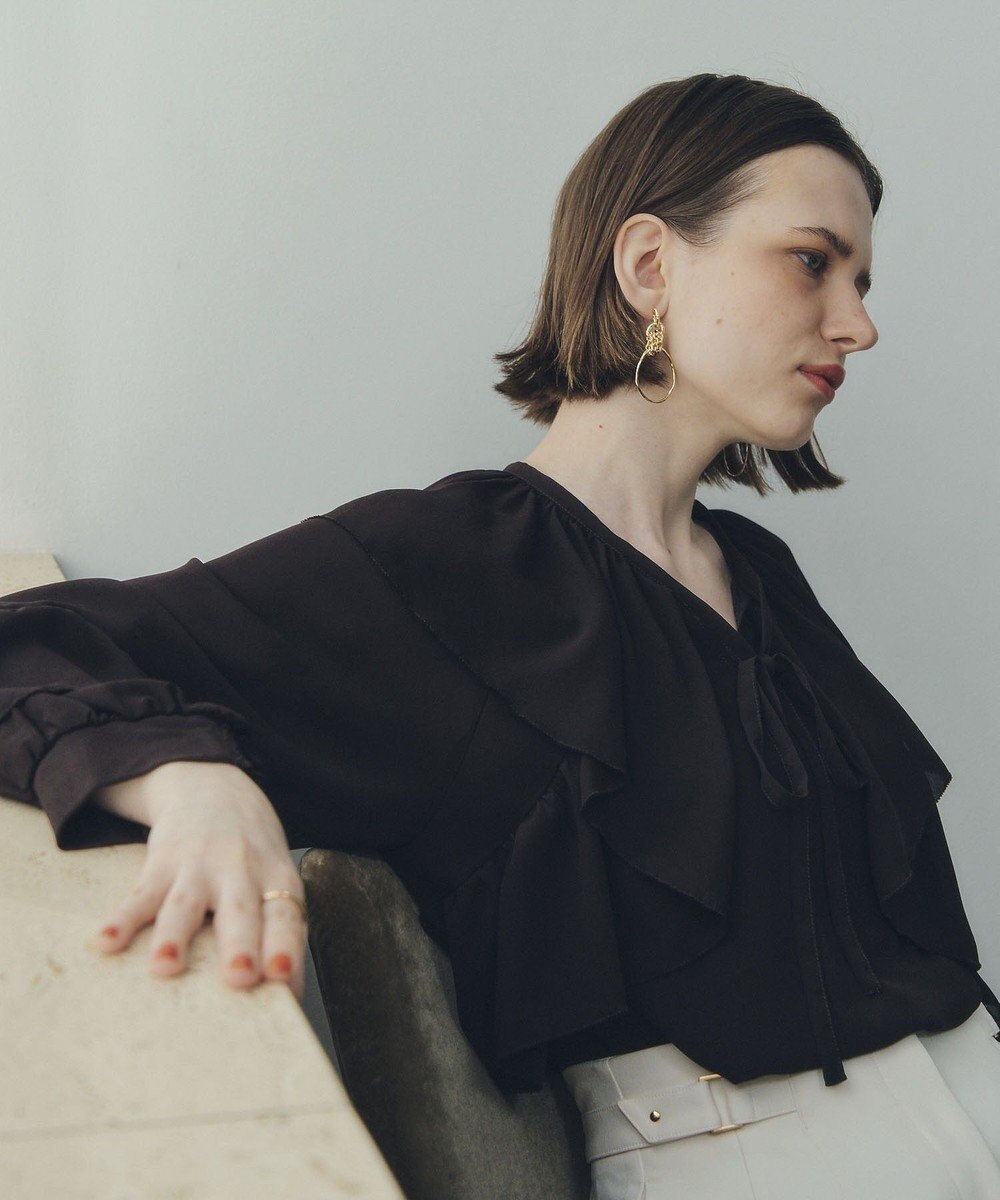 YECCA VECCA フープチェーンピアス 