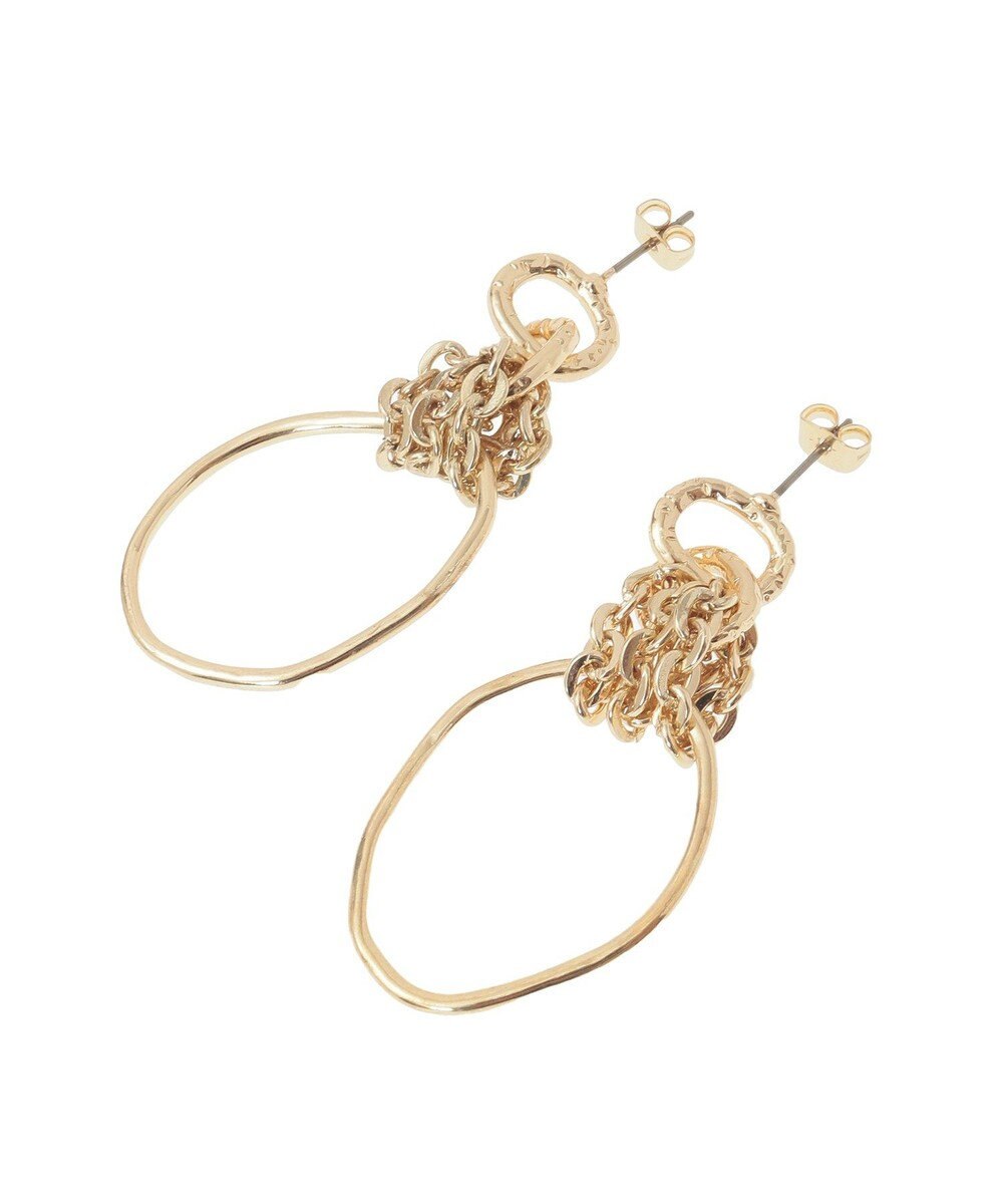 YECCA VECCA フープチェーンピアス 