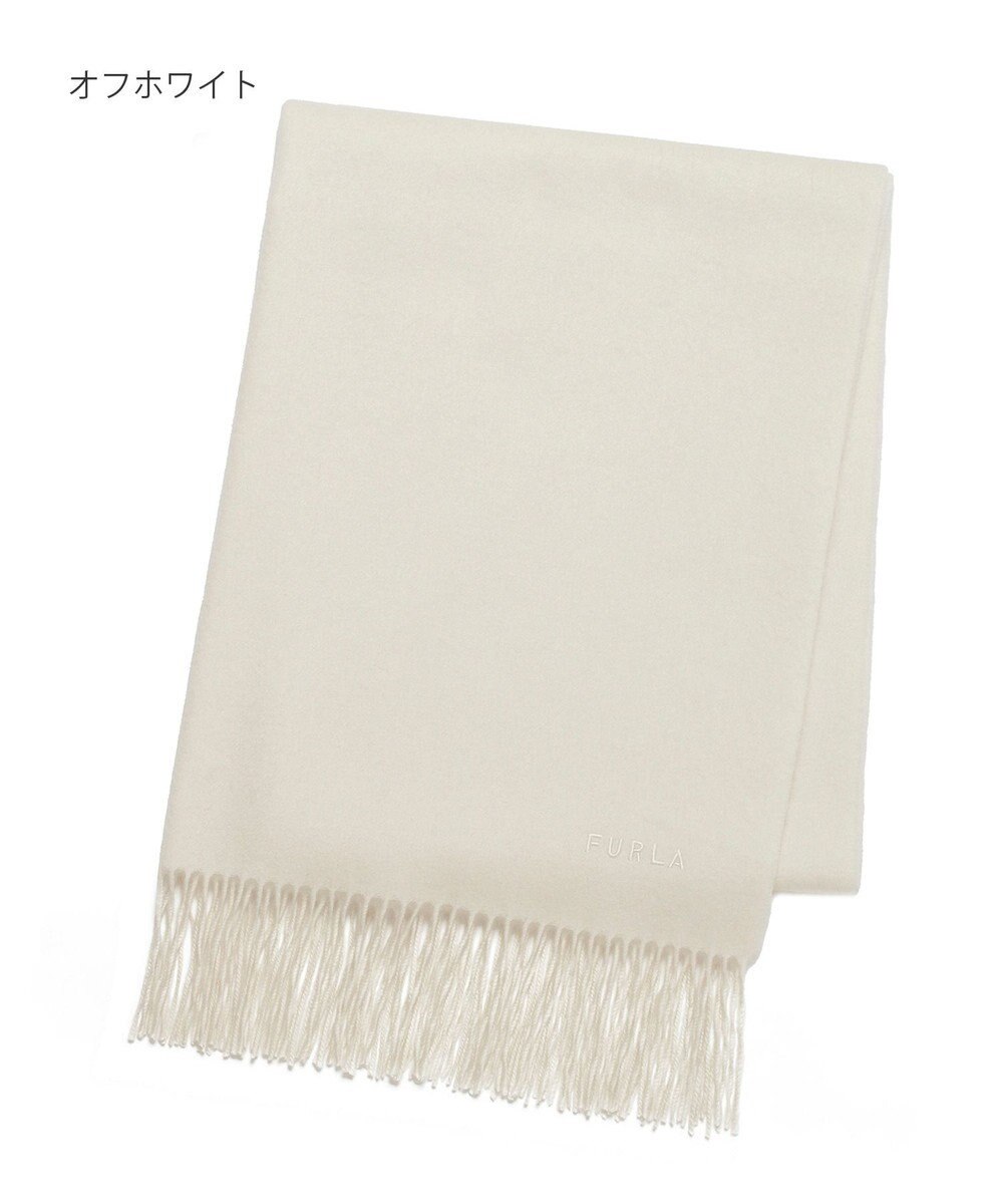 MOONBAT 【洗えるカシミヤ/大人百花1月号掲載】FURLA カシミヤ100%超大判無地 ストールマフラー／幅70cm 